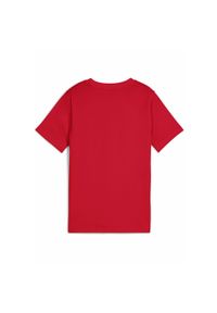 Koszulka Puma Ess Logo Lab Summer Tee B, Dzieci. Kolor: czerwony. Materiał: bawełna, materiał