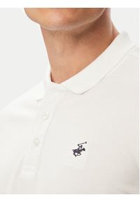 Beverly Hills Polo Club Polo P-SS26M-P42560 Biały Regular Fit. Typ kołnierza: polo. Kolor: biały. Materiał: bawełna #5