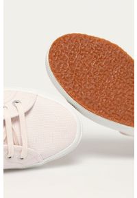 Superga - Tenisówki. Nosek buta: okrągły. Zapięcie: sznurówki. Kolor: różowy. Materiał: guma #4