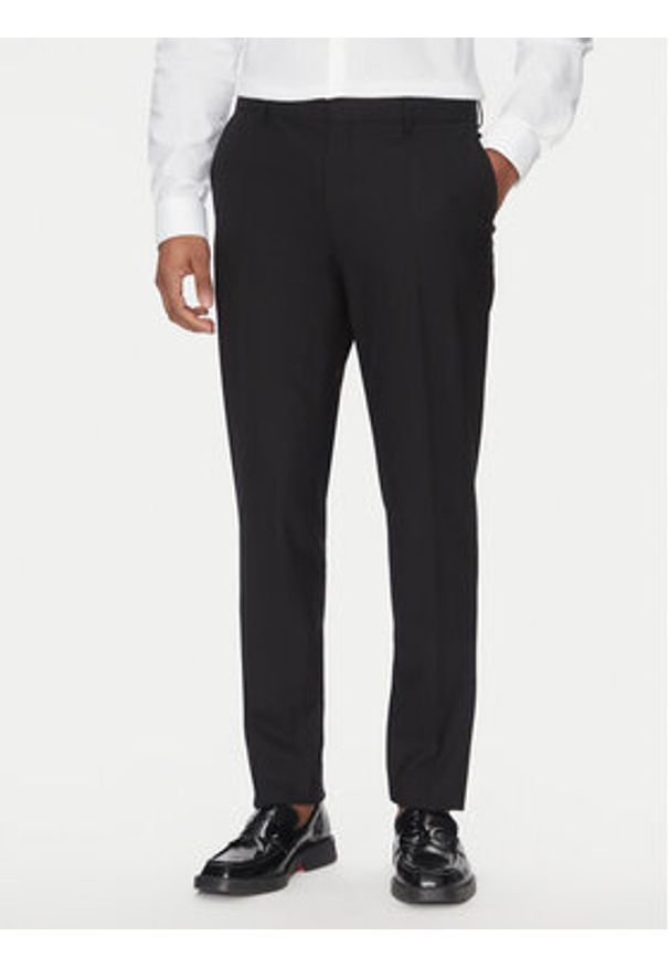 Hugo - HUGO Garnitur Henry/Getlin232X 50530116 Czarny Slim Fit. Kolor: czarny. Materiał: syntetyk