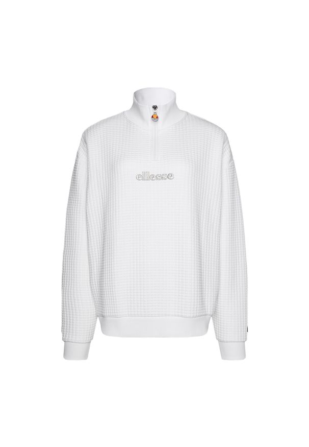 Bluza damska Ellesse Polar Catic 1/2 Zip Track. Kolor: biały. Materiał: polar