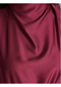 Swing Sukienka koktajlowa 5AI13700 Bordowy Regular Fit. Kolor: czerwony. Materiał: syntetyk. Styl: wizytowy #3