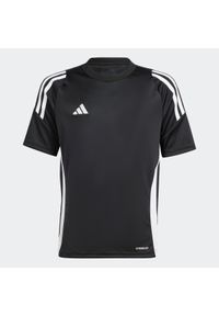 Adidas - Koszulka do piłki nożnej dla dzieci ADIDAS Tiro 24. Kolor: czarny, biały, wielokolorowy