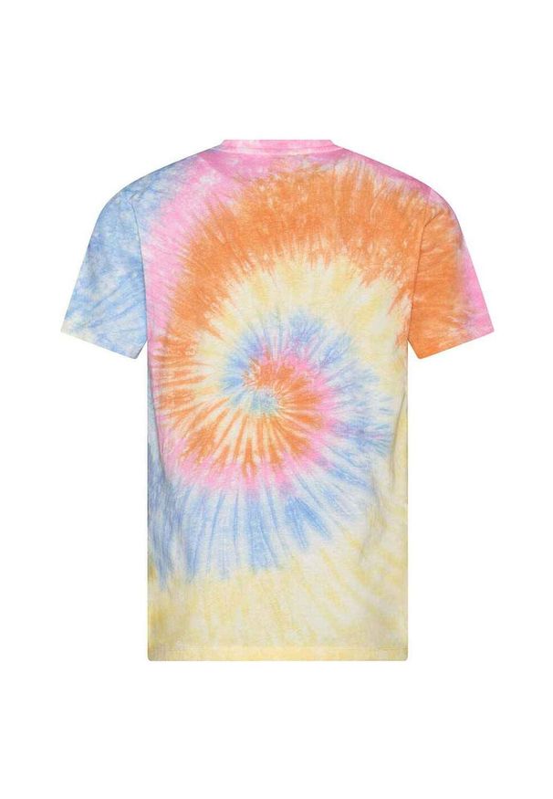 AWDIS - Męska Koszulka Swirl Tie Dye. Kolor: wielokolorowy, czarny