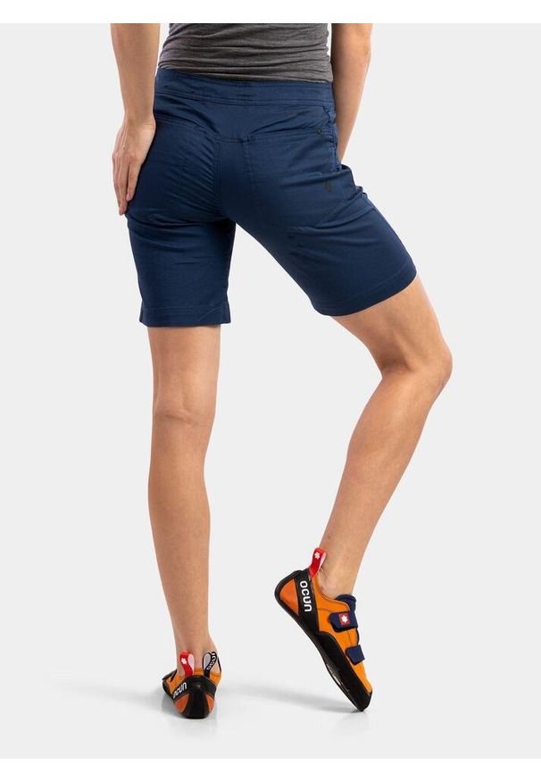 Spodenki wspinaczkowe damskie Black Diamond Credo Shorts. Kolor: niebieski. Sport: wspinaczka