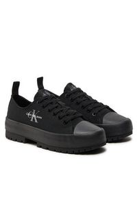 Calvin Klein Jeans Trampki Lugged Hybrid Laceup Ml Mtr YW0YW01505 Czarny. Kolor: czarny. Materiał: materiał #6