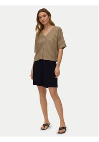 Vero Moda Koszula Rosie 10346914 Brązowy jasny Loose Fit. Kolor: brązowy. Materiał: wiskoza #5