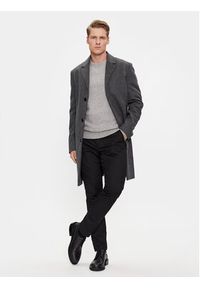 Calvin Klein Płaszcz wełniany K10K110462 Szary Regular Fit. Kolor: szary. Materiał: wełna #3