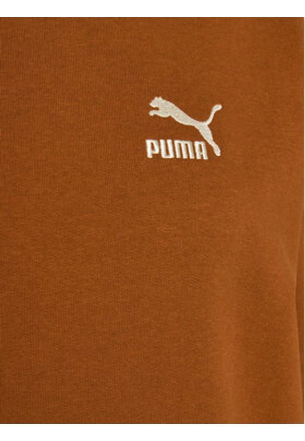 Puma Bluza Unisex Better Clasics 624244 Brązowy Relaxed Fit. Kolor: brązowy. Materiał: bawełna