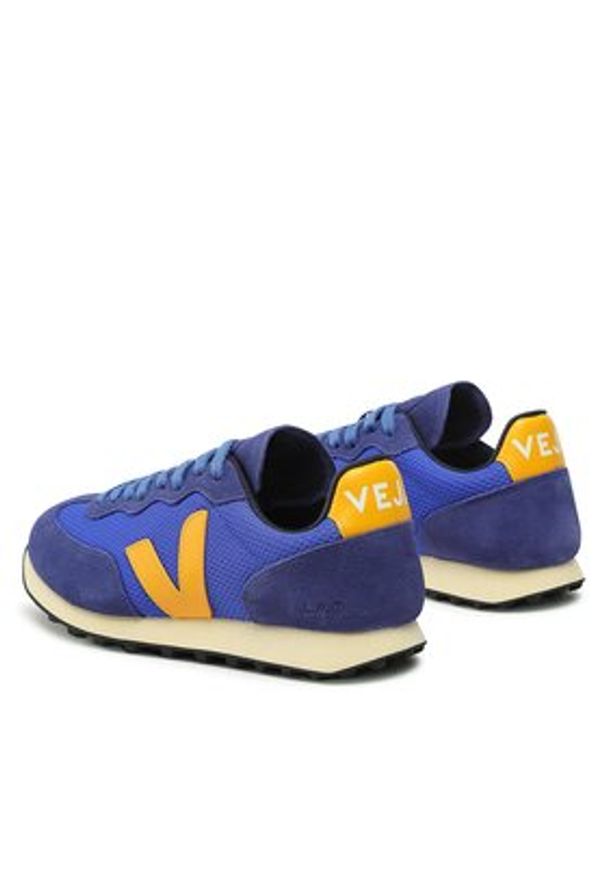 Veja Sneakersy Rio Branco RB0102991B Niebieski. Kolor: niebieski. Materiał: skóra, zamsz