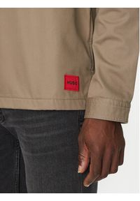 Hugo - HUGO Kurtka jeansowa Enalu 50468744 Brązowy Oversize. Kolor: brązowy. Materiał: bawełna #2