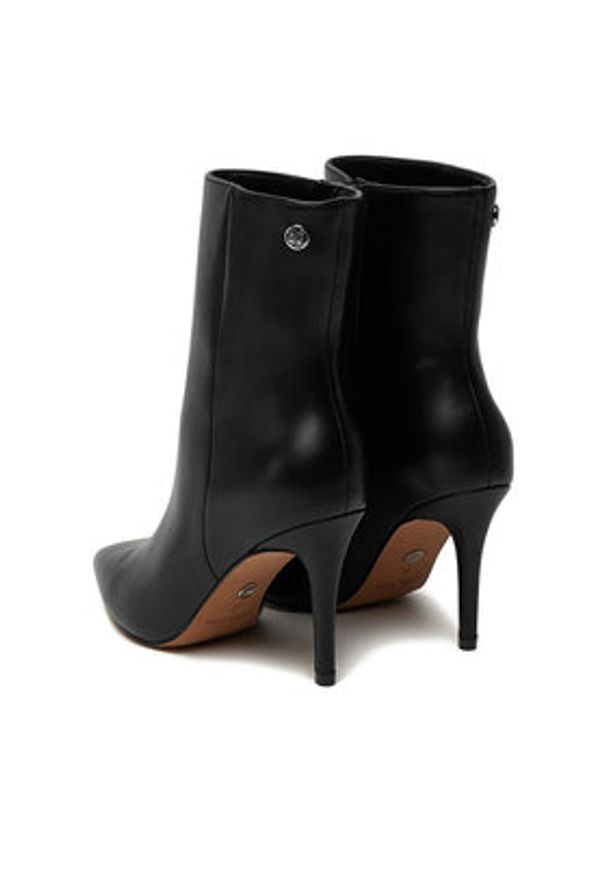 Nine West Botki CEO-NADINE-01 Czarny. Kolor: czarny. Materiał: materiał, skóra