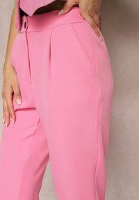 Renee - Różowe Spodnie Cygaretki Zalko. Okazja: na co dzień. Kolor: różowy. Styl: klasyczny, elegancki, casual #3