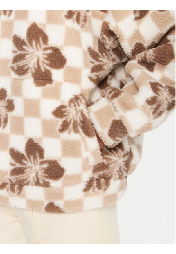 Roxy Polar Jive Talking ERJPF03208 Beżowy Oversize. Kolor: beżowy. Materiał: syntetyk