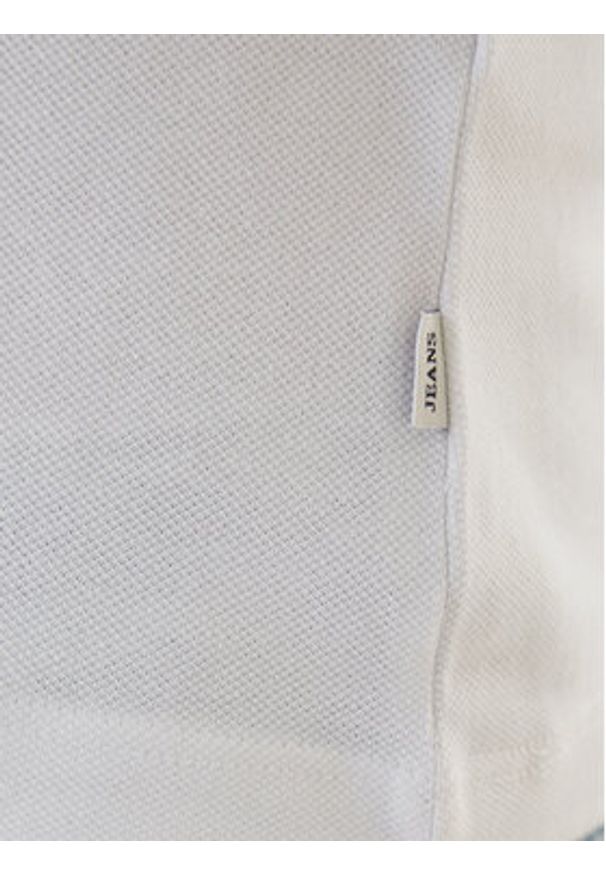 Guess Jeans Polo W5GP73 KCYR1 Biały Regular Fit. Typ kołnierza: polo. Kolor: biały. Materiał: bawełna