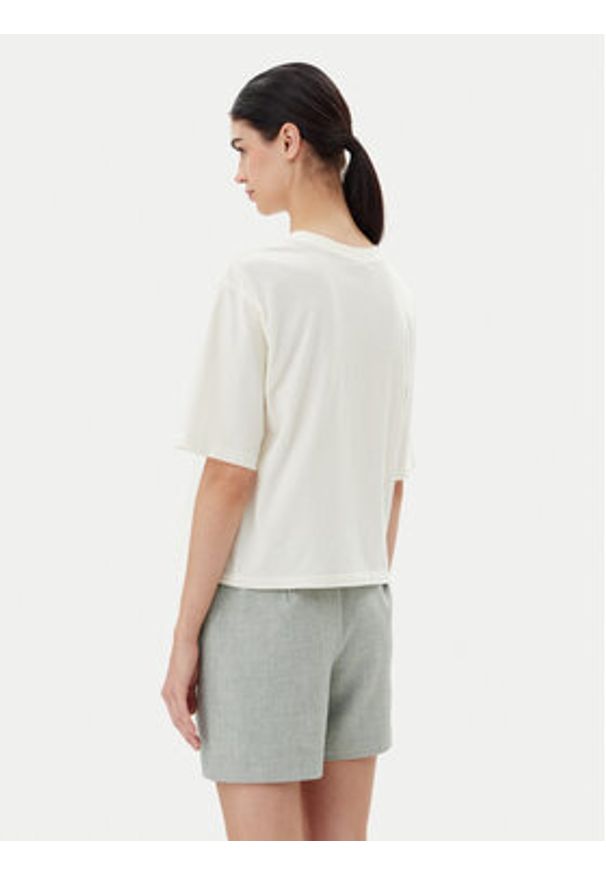JDY T-Shirt Carla 15341561 Biały Regular Fit. Kolor: biały. Materiał: bawełna