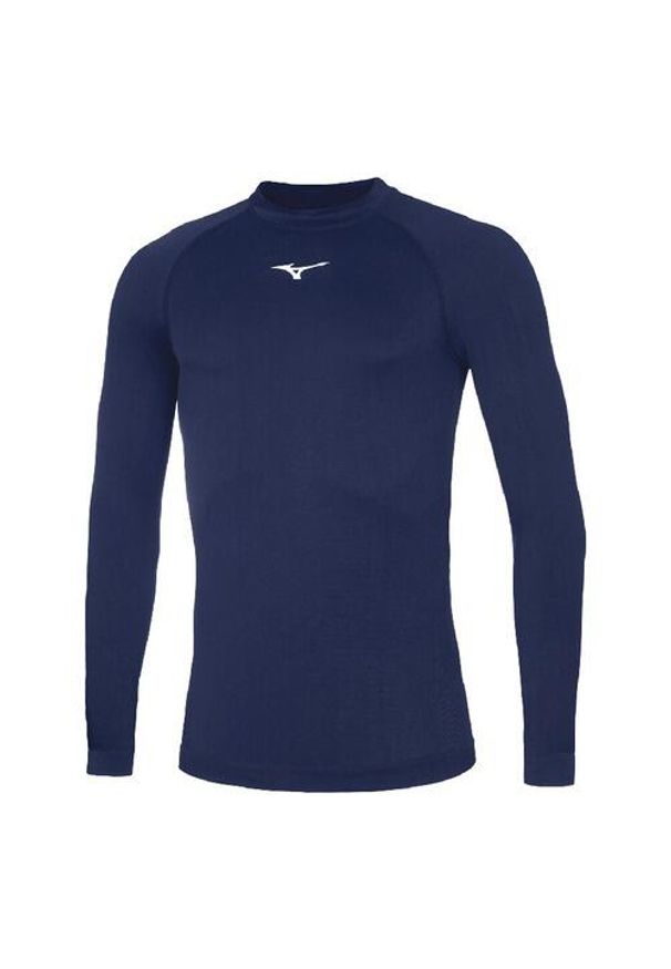 Podkoszulka z długim rękawem Mizuno Team Core underwear. Kolor: niebieski, wielokolorowy, biały. Długość rękawa: długi rękaw. Długość: długie