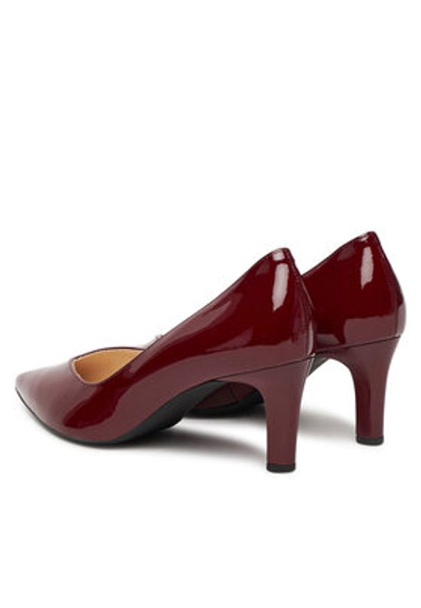 HÖGL Czółenka Margot 0-106704-4400 Bordowy. Kolor: czerwony. Materiał: lakier, skóra. Obcas: na szpilce