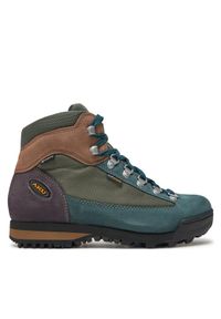 Aku Trekkingi Ultra Light Original Gtx GORE-TEX Ws 365.20 Zielony. Kolor: zielony. Materiał: skóra, zamsz