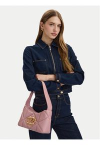 Love Moschino - LOVE MOSCHINO Torebka JC4258PP0OLC0600 Różowy. Kolor: różowy. Materiał: skórzane #1