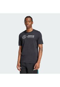 Adidas - Koszulka Mercedes - AMG Petronas Formula One Team DNA. Kolor: biały, wielokolorowy, czarny