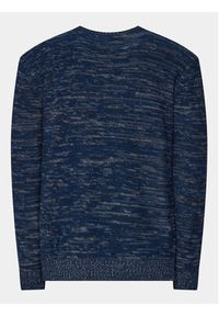 Sisley Sweter 117GT102V Granatowy Regular Fit. Kolor: niebieski. Materiał: bawełna #6