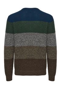 Blend Sweter 20716092 Kolorowy Regular Fit. Materiał: bawełna. Wzór: kolorowy