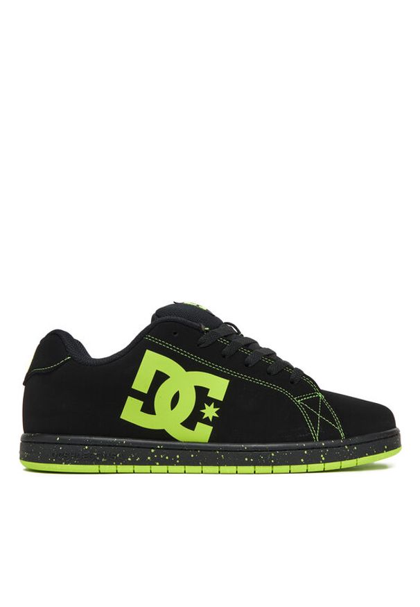 DC Shoes Sneakersy GAVELER ADYS100536-BL4 Czarny. Kolor: czarny. Materiał: nubuk, skóra