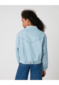 Wrangler - WRANGLER WESTERN UTILITY JACKET DAMSKA KURTKA JEANSOWA CLOUD NINE W427MC25E 112128831. Materiał: jeans #4
