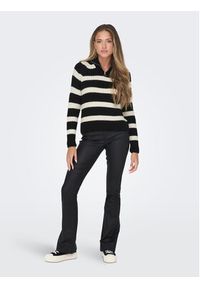 only - ONLY Sweter 15268818 Czarny Regular Fit. Kolor: czarny. Materiał: syntetyk #5