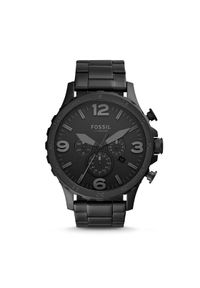 Fossil Zegarek Nate JR1401 Czarny. Kolor: czarny