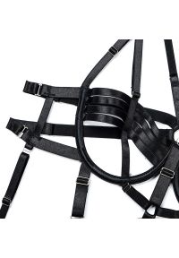 Intica - Body damskie ze strapami na wieczorne wyjścia Chelsea. Kolor: czarny. Materiał: materiał #7