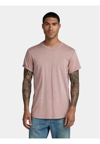 G-Star RAW - G-Star Raw T-Shirt Lash D16396-2653-G216 Różowy Regular Fit. Kolor: różowy. Materiał: bawełna #1