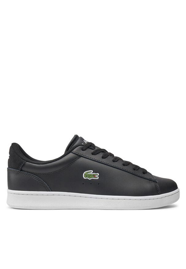 Lacoste Sneakersy 748SMA0011 Czarny. Kolor: czarny. Materiał: skóra