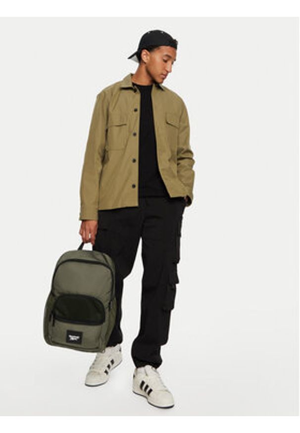 Reebok Plecak RBK-015-CCC-05 Khaki. Kolor: brązowy. Materiał: poliester, materiał
