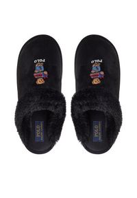 Polo Ralph Lauren Kapcie 842957050002 Czarny. Kolor: czarny. Materiał: materiał #4