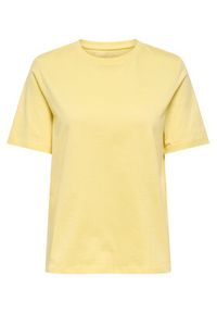 only - ONLY T-Shirt Freja 15367970 Żółty Regular Fit. Kolor: żółty. Materiał: bawełna #3