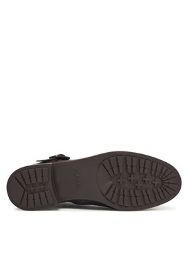 Clarks Botki Havisham Bay 26182942 Brązowy. Kolor: brązowy. Materiał: skóra