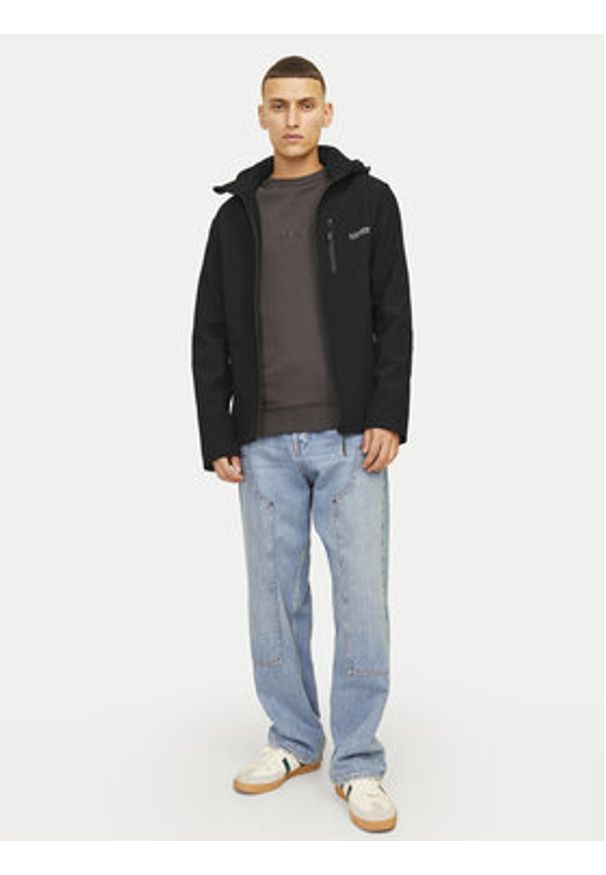 Jack & Jones Kurtka przejściowa Talor 12259615 Czarny Regular Fit. Kolor: czarny. Materiał: syntetyk