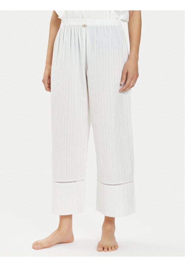 Emporio Armani Underwear Spodnie piżamowe 164834 4R244 92810 Biały Relaxed Fit. Kolor: biały. Materiał: bawełna