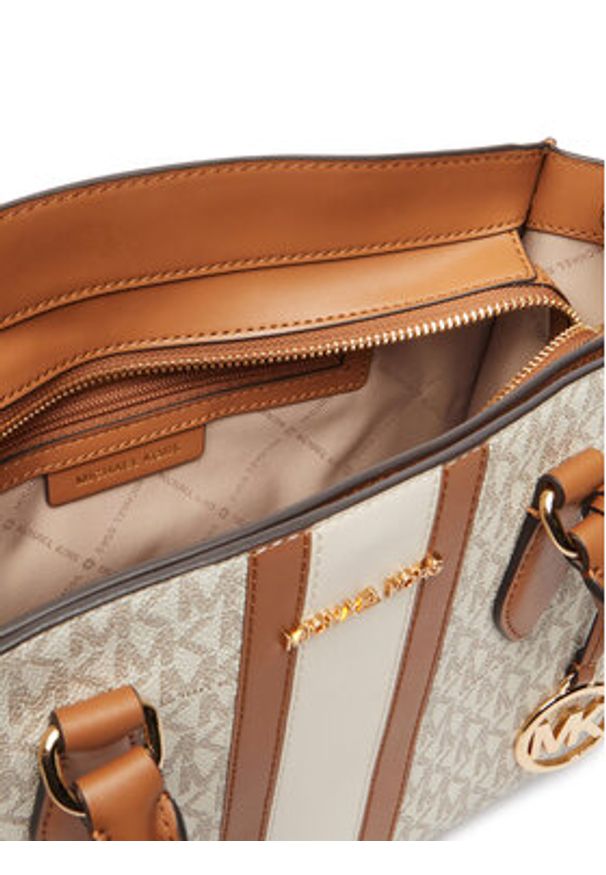 MICHAEL Michael Kors Torebka 30R6GQ6S2B Écru. Kolor: kremowy. Materiał: skórzane
