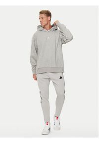 Adidas - adidas Bluza ALL SZN Fleece IY4123 Szary Loose Fit. Kolor: szary. Materiał: bawełna, syntetyk #3