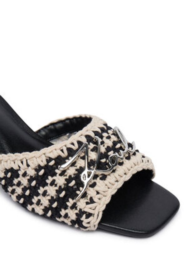 Karl Lagerfeld - KARL LAGERFELD Klapki KL32401 Czarny. Kolor: czarny. Materiał: syntetyk