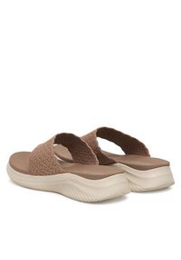 skechers - Skechers Japonki Ultra Flex 3.0 119971/MOC Beżowy. Kolor: beżowy. Materiał: materiał #2