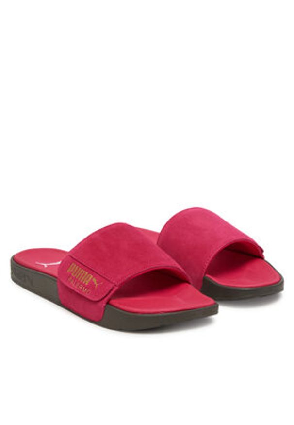 Puma Klapki Leadcat 2.0 Palermo Foil 399041 04 Różowy. Kolor: różowy. Materiał: zamsz, skóra