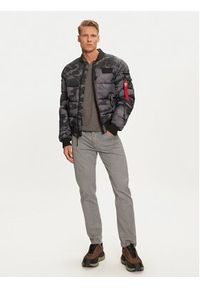 Alpha Industries Kurtka bomber 138116C Czarny Regular Fit. Kolor: czarny. Materiał: syntetyk