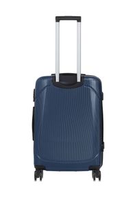 Ochnik - Komplet walizek na kółkach 19'/24'/28'. Kolor: niebieski. Materiał: materiał, poliester, guma #6