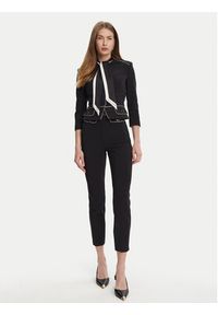 Elisabetta Franchi Marynarka GI-T51-51E2-V560 Czarny Regular Fit. Kolor: czarny. Materiał: syntetyk #3