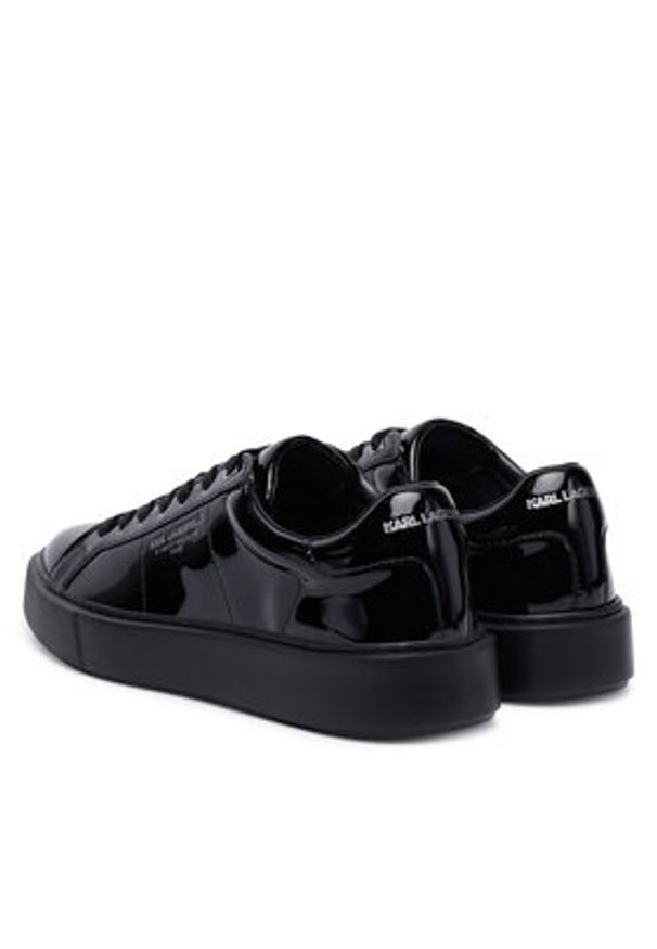 Karl Lagerfeld - KARL LAGERFELD Sneakersy KL52214 Czarny. Kolor: czarny. Materiał: skóra