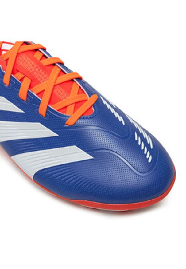 Adidas - adidas Buty do piłki nożnej Predator League 2G/3G AG IF6312 Niebieski. Kolor: niebieski. Materiał: skóra
